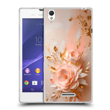 Силиконовый чехол на Sony Xperia T3 с принтом женский Силиконовый чехол на Sony Xperia T3 с принтом женский