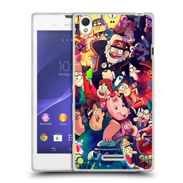 Силиконовый чехол на Sony Xperia T3 с принтом Gravity Falls Гравити Фолз Силиконовый чехол на Sony Xperia T3 с принтом Gravity Falls Гравити Фолз