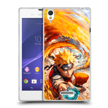 Силиконовый чехол на Sony Xperia T3 с принтом Аниме Наруто Naruto Силиконовый чехол на Sony Xperia T3 с принтом Аниме Наруто Naruto