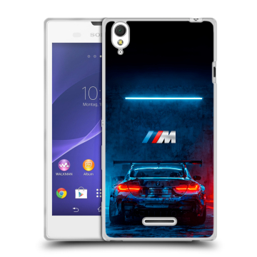Силиконовый чехол на Sony Xperia T3 с принтом BMW БМВ Силиконовый чехол на Sony Xperia T3 с принтом BMW БМВ