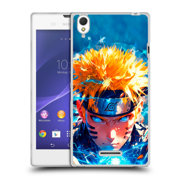 Силиконовый чехол на Sony Xperia T3 с принтом Аниме Наруто Naruto Силиконовый чехол на Sony Xperia T3 с принтом Аниме Наруто Naruto