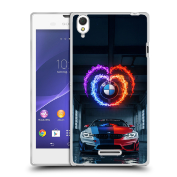 Силиконовый чехол на Sony Xperia T3 с принтом BMW БМВ Силиконовый чехол на Sony Xperia T3 с принтом BMW БМВ