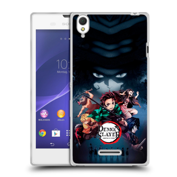 Силиконовый чехол на Sony Xperia T3 с принтом Demon Slayer Клинок рассекающий демонов Силиконовый чехол на Sony Xperia T3 с принтом Demon Slayer Клинок рассекающий демонов