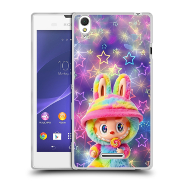 Силиконовый чехол на Sony Xperia T3 с принтом Labubu Лабубу