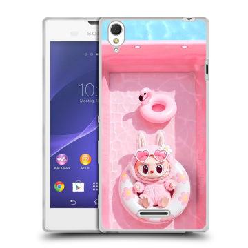 Силиконовый чехол на Sony Xperia T3 с принтом Labubu Лабубу Силиконовый чехол на Sony Xperia T3 с принтом Labubu Лабубу