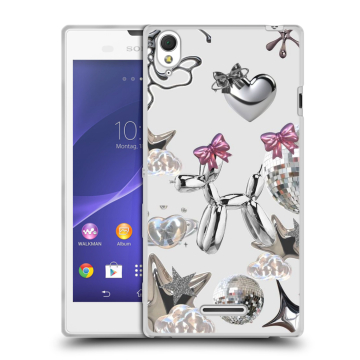 Силиконовый чехол на Sony Xperia T3 с принтом Y2K Силиконовый чехол на Sony Xperia T3 с принтом Y2K