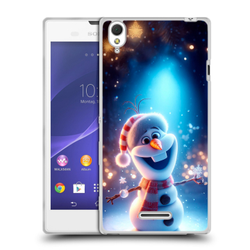 Силиконовый чехол на Sony Xperia T3 с принтом Новый год Силиконовый чехол на Sony Xperia T3 с принтом Новый год