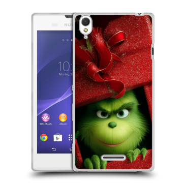 Силиконовый чехол на Sony Xperia T3 с принтом Новый год Силиконовый чехол на Sony Xperia T3 с принтом Новый год