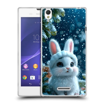 Силиконовый чехол на Sony Xperia T3 с принтом Новый год Силиконовый чехол на Sony Xperia T3 с принтом Новый год