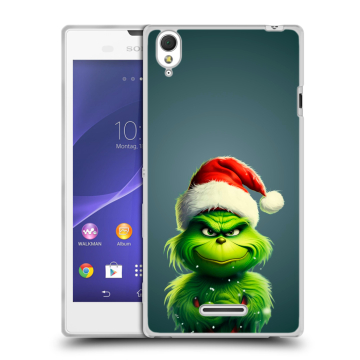 Силиконовый чехол на Sony Xperia T3 с принтом Новый год