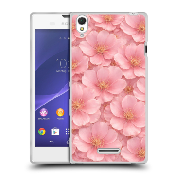 Силиконовый чехол на Sony Xperia T3 с принтом женский Силиконовый чехол на Sony Xperia T3 с принтом женский