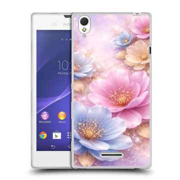 Силиконовый чехол на Sony Xperia T3 с принтом женский Силиконовый чехол на Sony Xperia T3 с принтом женский