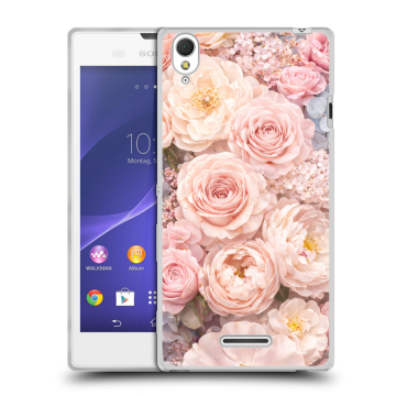 Силиконовый чехол на Sony Xperia T3 с принтом женский Силиконовый чехол на Sony Xperia T3 с принтом женский