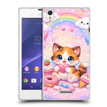 Силиконовый чехол на Sony Xperia T3 с принтом для девочек Силиконовый чехол на Sony Xperia T3 с принтом для девочек
