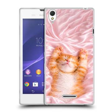 Силиконовый чехол на Sony Xperia T3 с принтом женский Силиконовый чехол на Sony Xperia T3 с принтом женский
