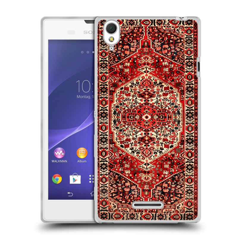 Силиконовый чехол на Sony Xperia T3 с принтом Ковер Силиконовый чехол на Sony Xperia T3 с принтом Ковер