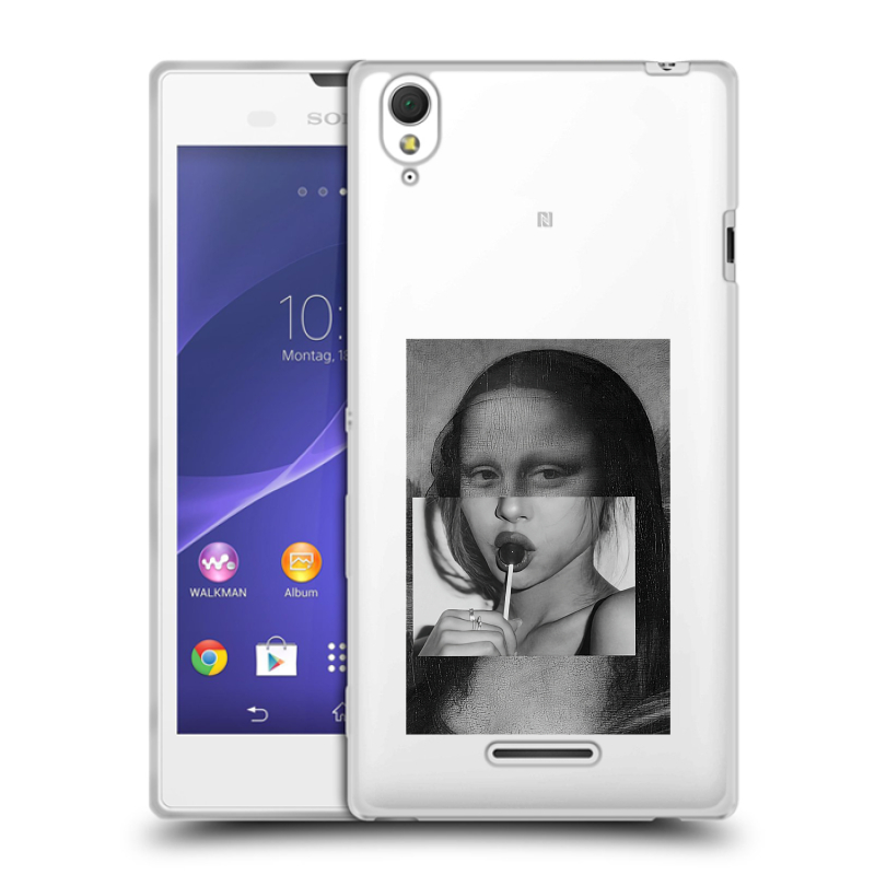 Силиконовый чехол на Sony Xperia T3 с принтом Мона Лиза Силиконовый чехол на Sony Xperia T3 с принтом Мона Лиза