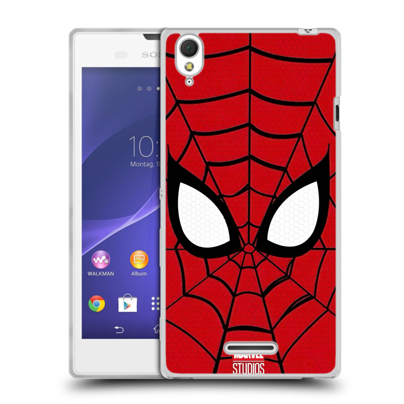 Силиконовый чехол на Sony Xperia T3 с принтом человек паук spiderman Силиконовый чехол на Sony Xperia T3 с принтом человек паук spiderman