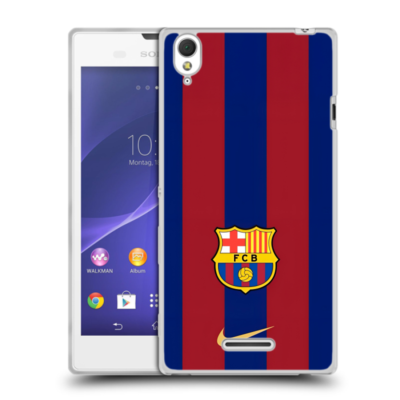 Силиконовый чехол на Sony Xperia T3 с принтом Барселона Barcelona Силиконовый чехол на Sony Xperia T3 с принтом Барселона Barcelona