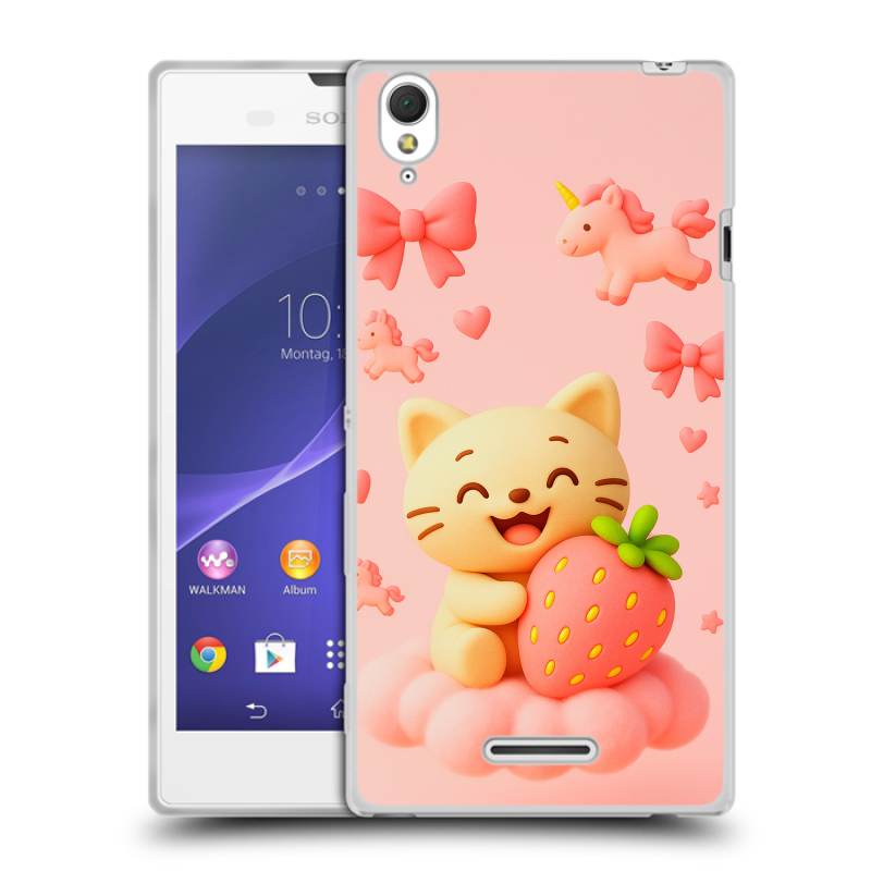 Силиконовый чехол на Sony Xperia T3 с принтом для девочек Силиконовый чехол на Sony Xperia T3 с принтом для девочек