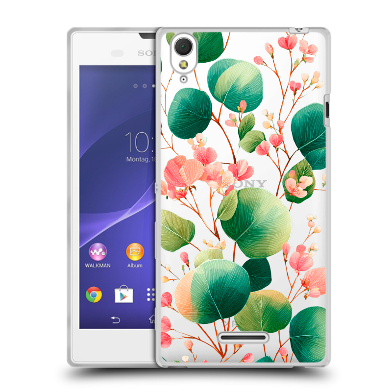 Силиконовый чехол на Sony Xperia T3 с принтом женский Силиконовый чехол на Sony Xperia T3 с принтом женский