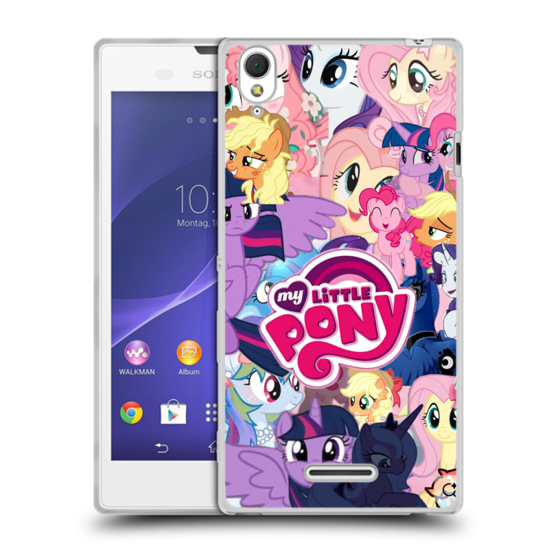 Силиконовый чехол на Sony Xperia T3 с принтом My little pony Дружба чудо Силиконовый чехол на Sony Xperia T3 с принтом My little pony Дружба чудо