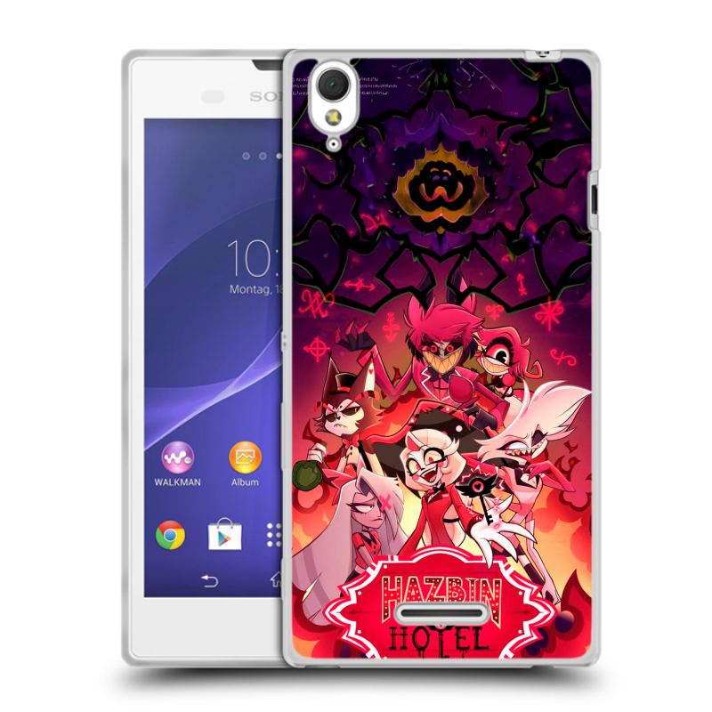 Силиконовый чехол на Sony Xperia T3 с принтом Hazbin Hotel Отель Хазбин Силиконовый чехол на Sony Xperia T3 с принтом Hazbin Hotel Отель Хазбин