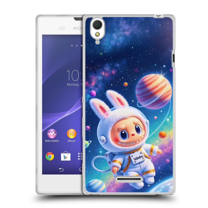 Силиконовый чехол на Sony Xperia T3 с принтом Labubu Лабубу Силиконовый чехол на Sony Xperia T3 с принтом Labubu Лабубу