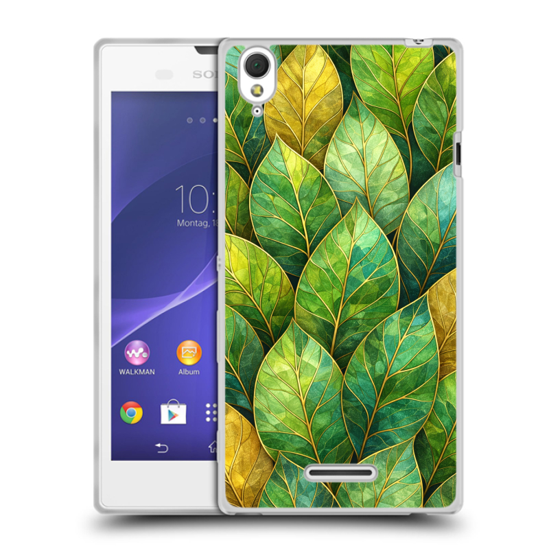 Силиконовый чехол на Sony Xperia T3 с принтом женский Силиконовый чехол на Sony Xperia T3 с принтом женский