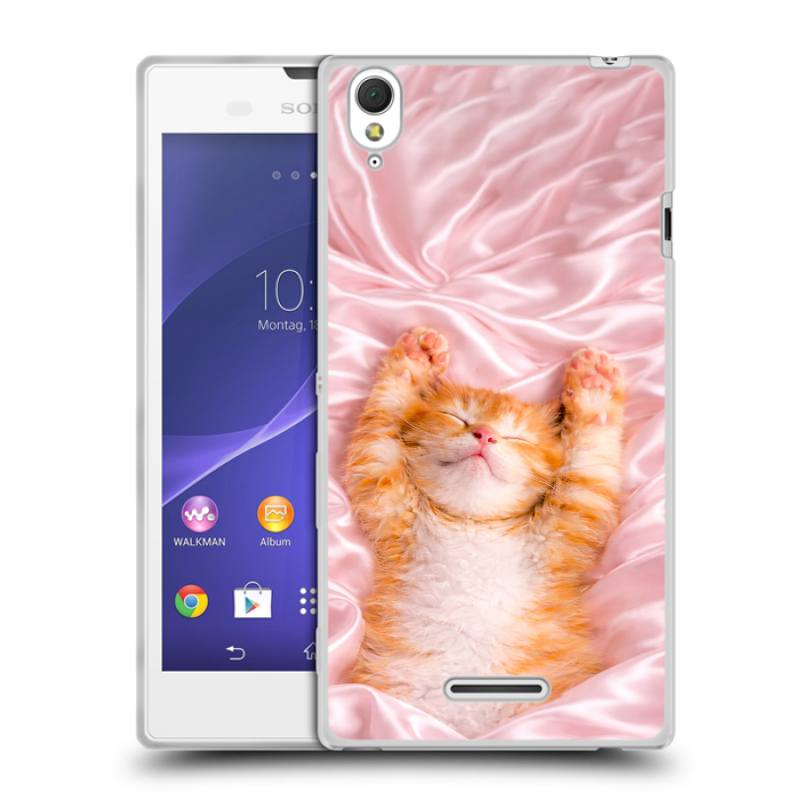 Силиконовый чехол на Sony Xperia T3 с принтом женский Силиконовый чехол на Sony Xperia T3 с принтом женский