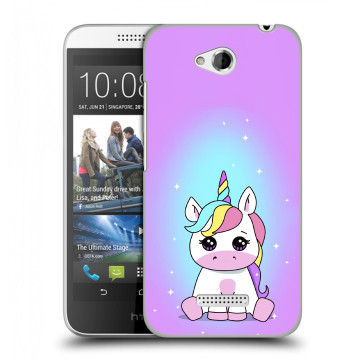 Силиконовый чехол на HTC Desire 616 с принтом Единорог Силиконовый чехол на HTC Desire 616 с принтом Единорог