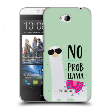 Силиконовый чехол на HTC Desire 616 с принтом Лама Силиконовый чехол на HTC Desire 616 с принтом Лама