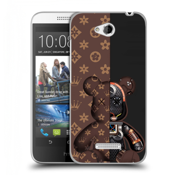 Силиконовый чехол на HTC Desire 616 с принтом Луи робот