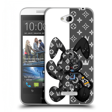 Силиконовый чехол на HTC Desire 616 с принтом Луи робот