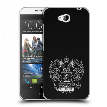 Силиконовый чехол на HTC Desire 616 с принтом Герб России Силиконовый чехол на HTC Desire 616 с принтом Герб России