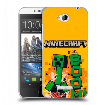 Силиконовый чехол на HTC Desire 616 с принтом Майнкрафт Minecraft Силиконовый чехол на HTC Desire 616 с принтом Майнкрафт Minecraft