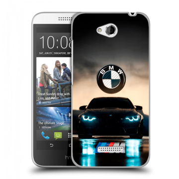 Силиконовый чехол на HTC Desire 616 с принтом БМВ BMW Силиконовый чехол на HTC Desire 616 с принтом БМВ BMW