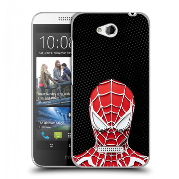 Силиконовый чехол на HTC Desire 616 с принтом человек паук spiderman