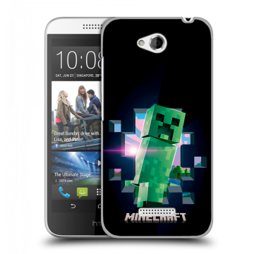 Силиконовый чехол на HTC Desire 616 с принтом Майнкрафт Minecraft Силиконовый чехол на HTC Desire 616 с принтом Майнкрафт Minecraft