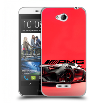 Силиконовый чехол на HTC Desire 616 с принтом Мерседес Mercedes AMG Силиконовый чехол на HTC Desire 616 с принтом Мерседес Mercedes AMG