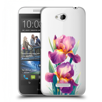 Силиконовый чехол на HTC Desire 616 с принтом Цветы орхидеи Силиконовый чехол на HTC Desire 616 с принтом Цветы орхидеи