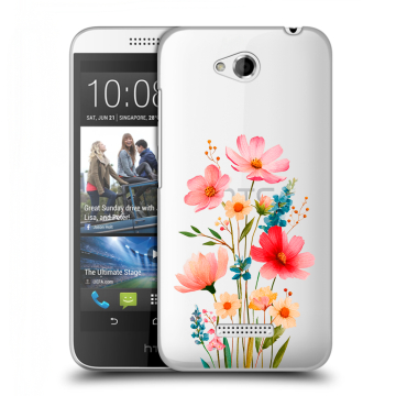 Силиконовый чехол на HTC Desire 616 с принтом Цветы Силиконовый чехол на HTC Desire 616 с принтом Цветы
