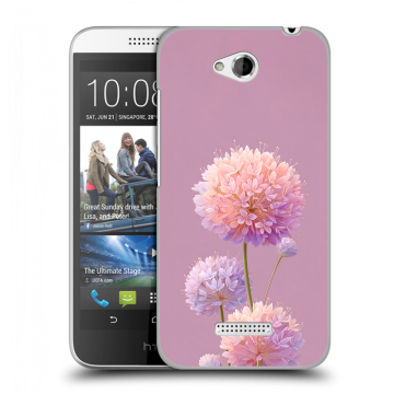 Силиконовый чехол на HTC Desire 616 с принтом Цветы