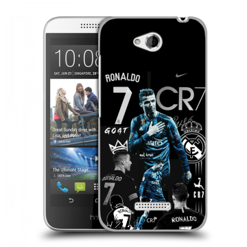 Силиконовый чехол на HTC Desire 616 с принтом Реал Роналдо Силиконовый чехол на HTC Desire 616 с принтом Реал Роналдо