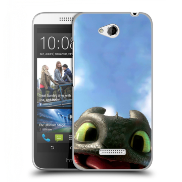 Силиконовый чехол на HTC Desire 616 с принтом Как приручить дракона Силиконовый чехол на HTC Desire 616 с принтом Как приручить дракона