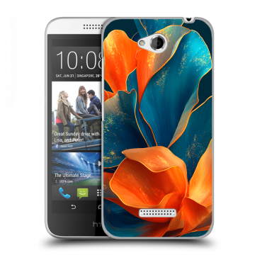 Силиконовый чехол на HTC Desire 616 с принтом Цветы Силиконовый чехол на HTC Desire 616 с принтом Цветы