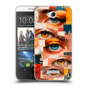 Силиконовый чехол на HTC Desire 616 с принтом Модный принт Силиконовый чехол на HTC Desire 616 с принтом Модный принт