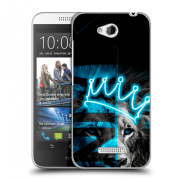 Силиконовый чехол на HTC Desire 616 с принтом Король лев
