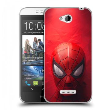 Силиконовый чехол на HTC Desire 616 с принтом Spiderman Человек паук