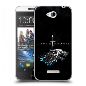 Силиконовый чехол на HTC Desire 616 с принтом Игра Престолов Game Thrones